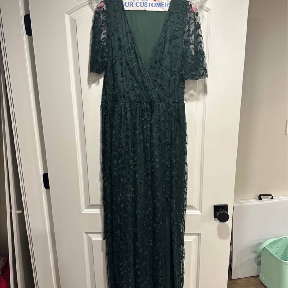 Marseille Embossed Maxi Dress | Large Elegant Women's Evening Dress